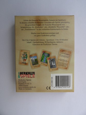 Schachtel Rückseite Schachtel Rückseite